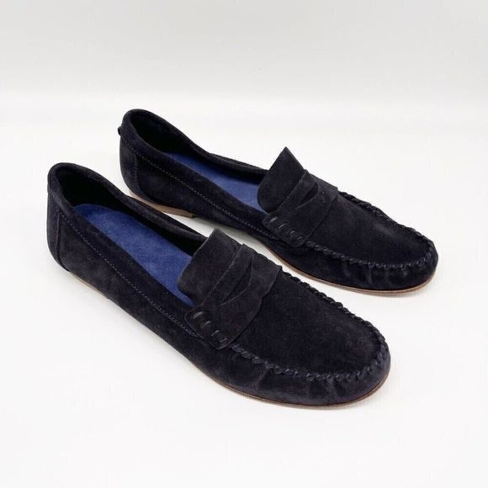 AQUATALIA | Black Lesley Weatherproof Suede Loafers | Women’s | 9 | EUC - Picture 3 of 9